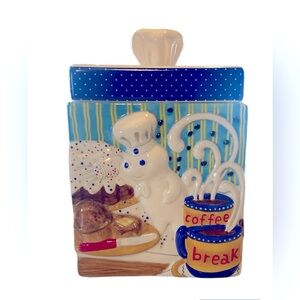 Pillsbury Doughboy “Coffee Break” Ceramic Canister